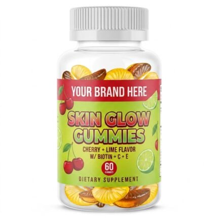 Skin Glow Gummies w/ Biotin + C + E
