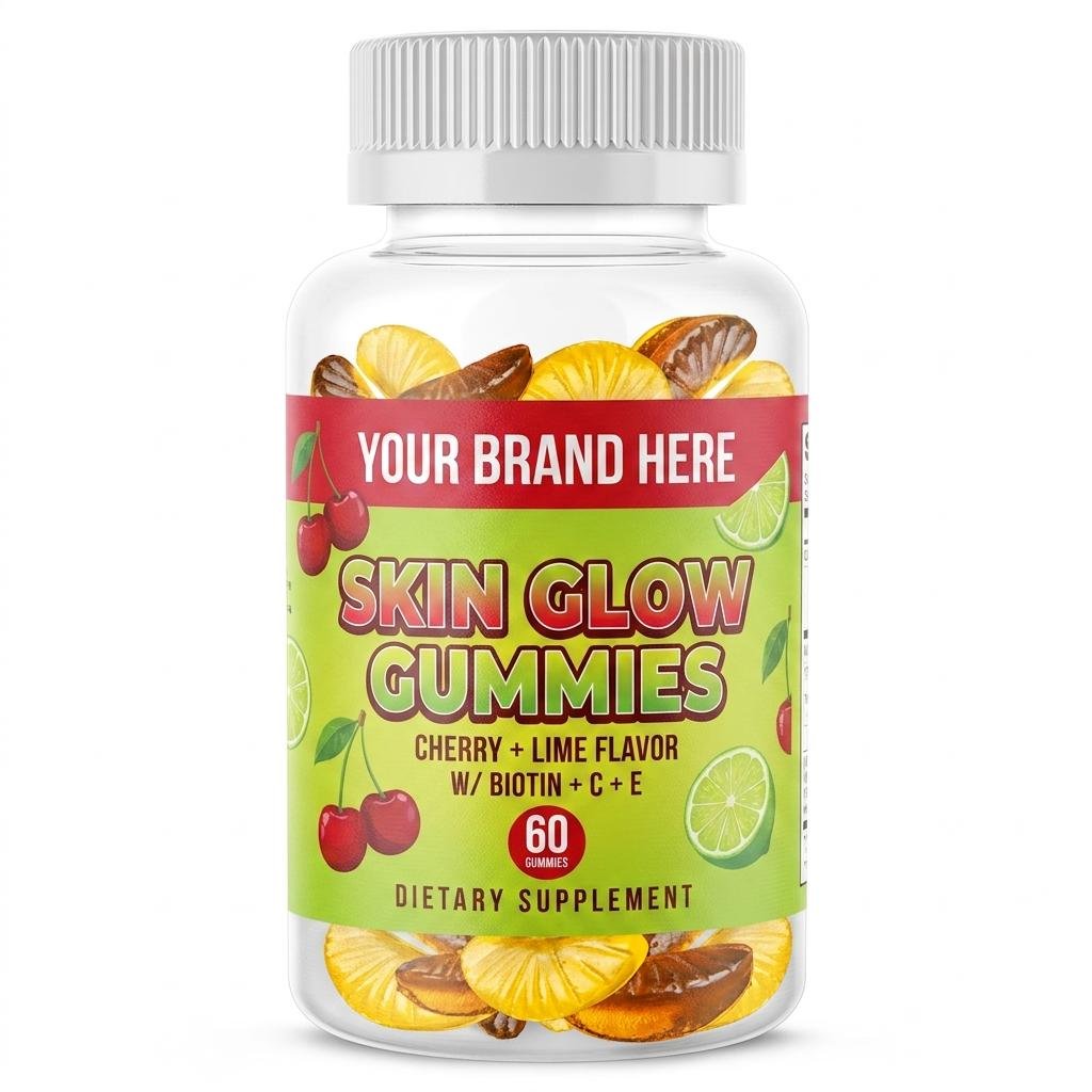 il_fullxfull.8430237231_qgoq Skin Glow Gummies w/ Biotin + C + E - Image 1